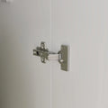 Freestanding 2 - Door Bedroom Armoire with Hanging Rod